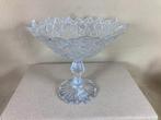 Kristallen bonbonschaaltje op voet met ruitslijpsel, Antiek en Kunst, Ophalen of Verzenden