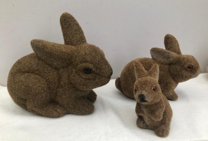 3 Flock  haasjes, Diversen, Pasen, Gebruikt, Ophalen of Verzenden