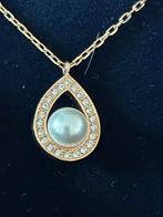 Swarovski ketting., Sieraden, Tassen en Uiterlijk, Kettingen, Ophalen of Verzenden, Zo goed als nieuw, Zilver, Met hanger