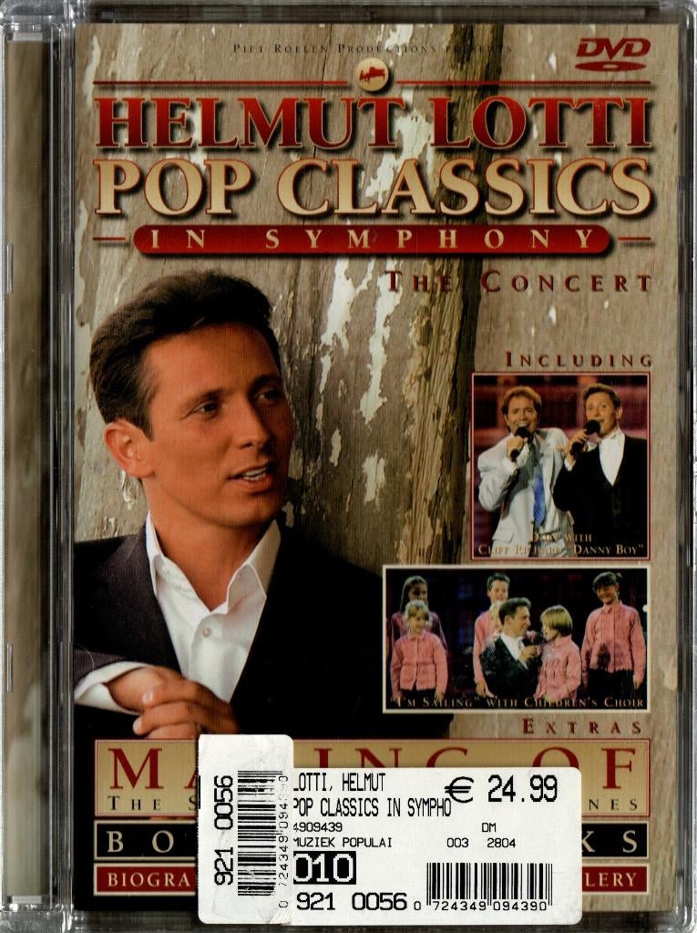 Helmut Lotti, pop classics in symphony the concert, Alle leeftijden, Ophalen of Verzenden, Zo goed als nieuw, Muziek en Concerten
