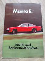 Opel Manta 1.9 (105pk) Duitstalige folder / leaflet, Boeken, Auto's | Folders en Tijdschriften, Ophalen of Verzenden, Opel, Zo goed als nieuw