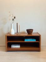 Vintage Deens teak tv-meubel / lowboard jaren ’60 Vildbjerg, Huis en Inrichting, Ophalen, Vintage Deens midcentury, Teakhout, 50 tot 100 cm
