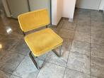 Moderne stoel, okergeel, Huis en Inrichting, Stoelen, Ophalen, Gebruikt, Overige kleuren, Eén