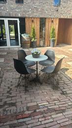 Bistro tafel, Tuin en Terras, Tuintafels, Ophalen, Gebruikt, Rond
