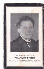 Johannes RUITER 1884-1950, Verzenden, Bidprentje