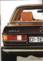 Mercedes-Benz E-Klasse W123, 280 en 280E, december 1980, Ophalen of Verzenden, Zo goed als nieuw, Mercedes