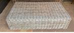 Rieten Tuin Tafel - 143x74x41 cm, Tuin en Terras, Tuinbanken, Ophalen, Gebruikt, Rotan