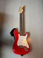 Max Music Elektrische Gitaar - Rode Stratocaster, Muziek en Instrumenten, Ophalen, Gebruikt, Solid body, Overige merken