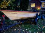 Sloep 4,0 m met 5pk motor., Watersport en Boten, Ophalen, Gebruikt, Tot 10 pk, 3 tot 6 meter