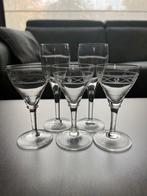 Vintage Borrelglaasjes - Set van 5, Ophalen of Verzenden
