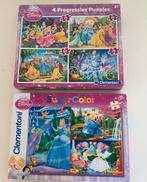 Puzzels Disney prinses (7 in 2 dozen), Ophalen of Verzenden, 10 tot 50 stukjes, Gebruikt, 2 tot 4 jaar