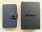 NIEUW: 2 x Secrid miniwallet matte night blue. Blauw leer.🤩, Overige merken, Blauw, Nieuw, Ophalen of Verzenden