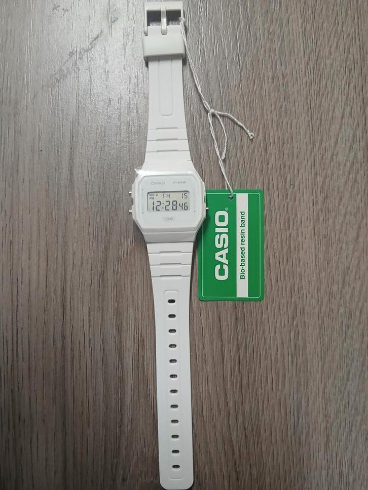 Nieuwe Casio F-91W Wit - Zeldzaam!, Sieraden, Tassen en Uiterlijk, Horloges | Heren, Ophalen of Verzenden