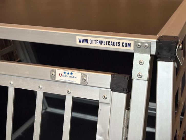 autobench hond gecrashtest met vluchtluik, Dieren en Toebehoren, Hondenbenches, Gebruikt, Ophalen