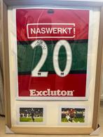 Ingelijst gesigneerd NEC Shirt van Lasse Schöne, Verzenden, Zo goed als nieuw, Overige binnenlandse clubs, Shirt