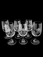 6 Wijn/Port Glazen met Wapen, Glas of Glazen, Ophalen of Verzenden, Overige stijlen, Glas