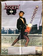 Poster Duitse hard rock band Accept 1980, Verzamelen, Deurposter of groter, Ophalen of Verzenden, Film en Tv, Rechthoekig Staand