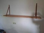 Wandplank met leren dragers, Ophalen, Zo goed als nieuw