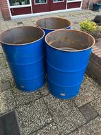 vuurtonnen,brandvaten olievat 200 liter, Ophalen, Gebruikt, Vuurton