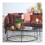 Riverdale Merton Salontafel - Goudkleurig, Ophalen, Gebruikt, 100 tot 150 cm, 50 tot 100 cm