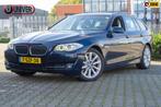 BMW 5-serie Touring 530xd High Executive LEER/NAVI/CRUISE/PD, Euro 5, Navigatiesysteem, Gebruikt, Zwart