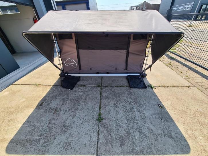 Sheepie Jimba Jimba Grijs Large daktent met 2 jaar garantie., Caravans en Kamperen, Tenten, tot en met 3, Zo goed als nieuw, Ophalen of Verzenden