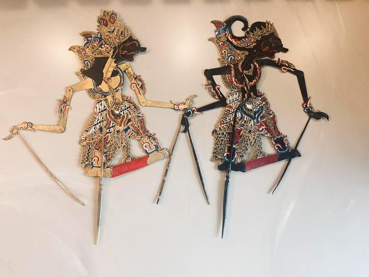 Wajang Poppen (uit Indonesië), Antiek en Kunst, Kunst | Niet-Westerse kunst, Ophalen