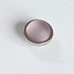 Zilverkleurige Melano vivid frosted glass pearl pink 10mm, Verzenden