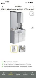 Badkamer meubel hoogglans wit, Huis en Inrichting, Badkamer | Badkamermeubels, Ophalen, 100 tot 150 cm, Nieuw, 50 tot 100 cm