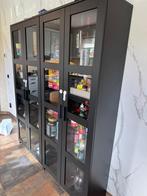 Mooie Servieskast met Glazen Deuren MOET WEG!, Huis en Inrichting, Kasten | Dressoirs, Ophalen, 150 tot 200 cm, 25 tot 50 cm, Met deur(en)