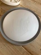 Plafoniere Badkamer Matglas Grijze Rand, Ophalen of Verzenden, Gebruikt, Glas