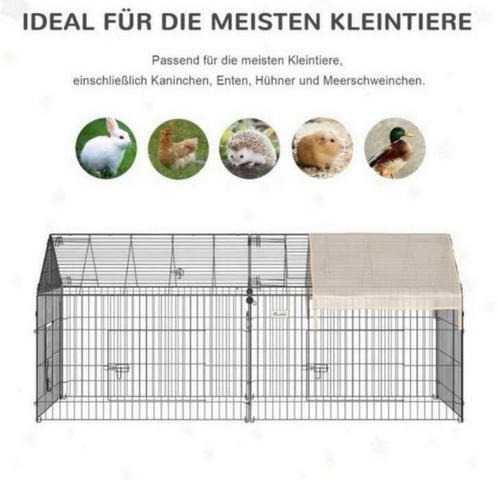 buitenverblijf buitenren konijnenhok met zonwering NIEUW, Dieren en Toebehoren, Knaagdieren en Konijnen | Hokken en Kooien, Nieuw