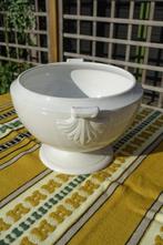 antieke cremekleurige terrine - schaal - merk Boch, Huis en Inrichting, Ophalen, Zo goed als nieuw