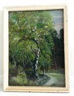 Berkje in het Lutterzand. C. Hamer., Antiek en Kunst, Kunst | Schilderijen | Klassiek, Ophalen of Verzenden