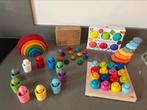 Montessori en sensorische spelletjes thema kleuren & vormen, Ophalen of Verzenden, Zo goed als nieuw