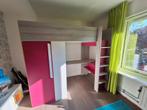 Hoogslaper met bureau en kast - bijna gratis!, Eenpersoons, 160 tot 180 cm, Ophalen of Verzenden, Zo goed als nieuw