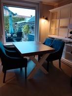 Eettafel met 4 stoelen + uitwasbare hoezen, Ophalen