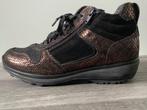 Leren Xsensible stretchwalker Filly Carbon sneakers mt 40, Zwart, Ophalen, Xsensible, Sneakers of Gympen