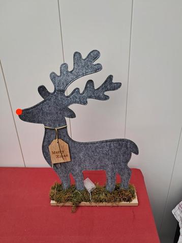 Kerst - Stoffen Rendier (Rudolf ) Leuke Deco beschikbaar voor biedingen