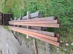 Partij 16 st hardhout palen balken 365 cm bezorgen mogelijk, Tuin en Terras, Palen, Balken en Planken, Ophalen, Nieuw, Hardhout