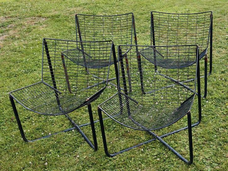 4x Originele JÄRPEN-stoelen (IKEA 1983) Niels Gammelgaard, Huis en Inrichting, Stoelen, Gebruikt, Vier, Ophalen