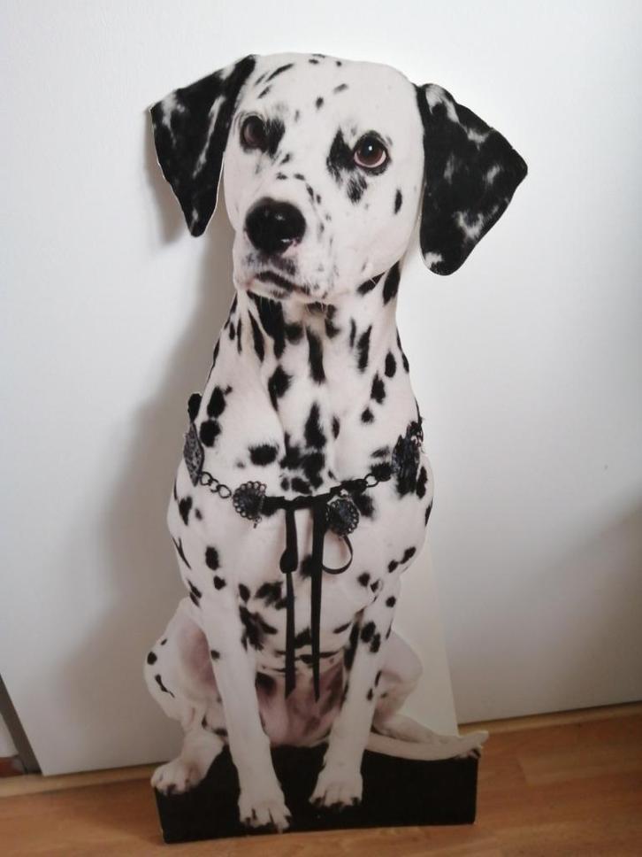 101 Dalmatier Disney beeld karton TOPPER/UNIEK!!!!, Verzamelen, Disney, Zo goed als nieuw, Beeldje of Figuurtje, Overige figuren
