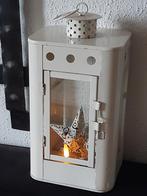 Kl lantaarn ,"windlicht" stoer brocante ,landelijk, Ophalen of Verzenden