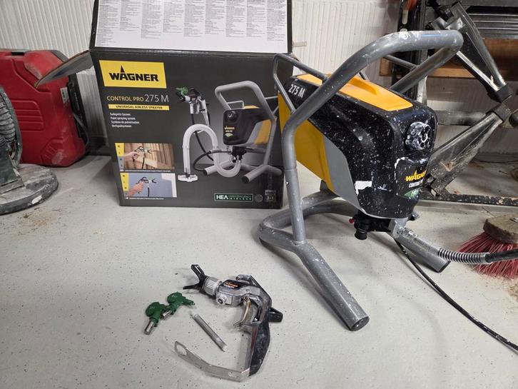 Wagner Airless Sprayer Control Pro 275 M met garantie, Doe-het-zelf en Verbouw, Schildersmaterialen, Gebruikt, Verfspuit of Verfpomp