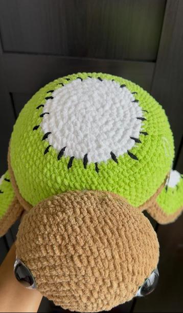 Handgemaakte Jumbo Gehaakte Schildpad Knuffel beschikbaar voor biedingen