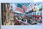 Limited Edition Leger Frankrijk Sherman Tank Bevrijding Post, Verzenden, Nederland, Foto of Poster