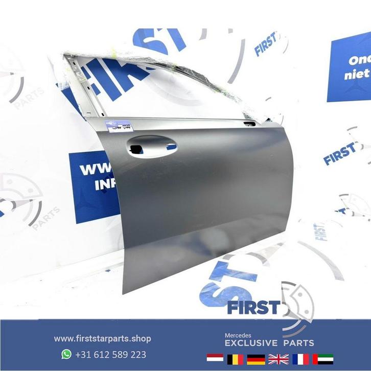 W177 V177 DEUR RECHTSVOOR MAGNO GRIJS A KLASSE PORTIER KAAL, Auto-onderdelen, Carrosserie en Plaatwerk, Deur, Mercedes-Benz, Voor