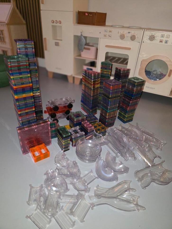 Mega Connetix Pakket 468 stuks + Ballenbanen!, Kinderen en Baby's, Speelgoed | Bouwstenen, Ophalen of Verzenden