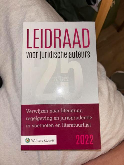 Leidraad Juridische Auteurs 2022, Boeken, Studieboeken en Cursussen, Zo goed als nieuw, HBO, Gamma, Ophalen of Verzenden