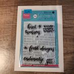 Stempelset o.a. Marianne Design nieuw en gebruikt, Ophalen of Verzenden, Nieuw, Clearstamp